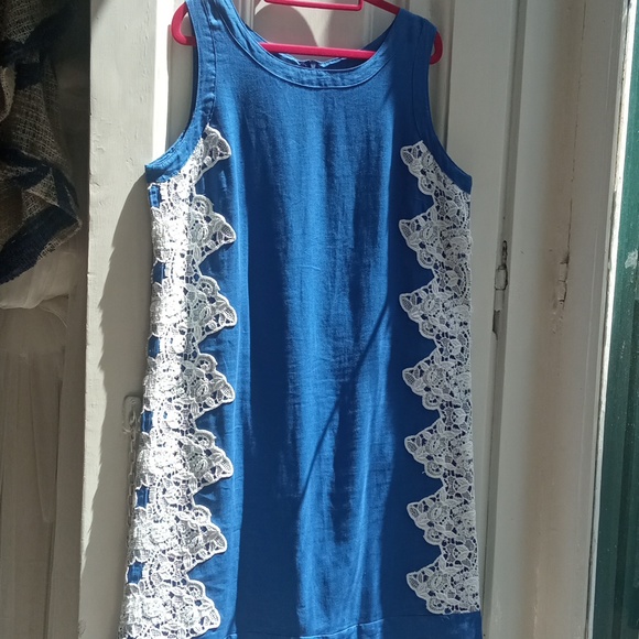 Idillio Positano Dresses Blue Linen Dress Made In Italy Poshmark